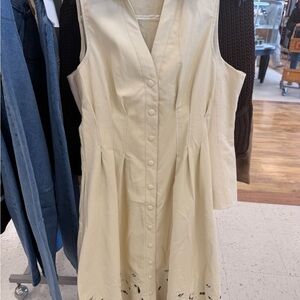 En Saison Alitzel Sleeveless Eyelet Midi Dress